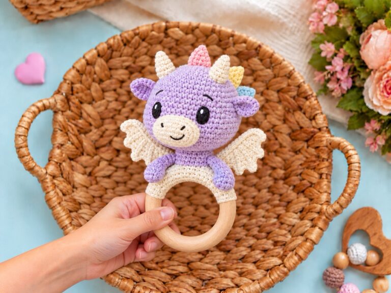 Crochet Dragon Rattle Pattern