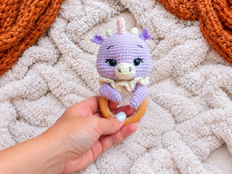 Dragon Rattle Toy Pattern