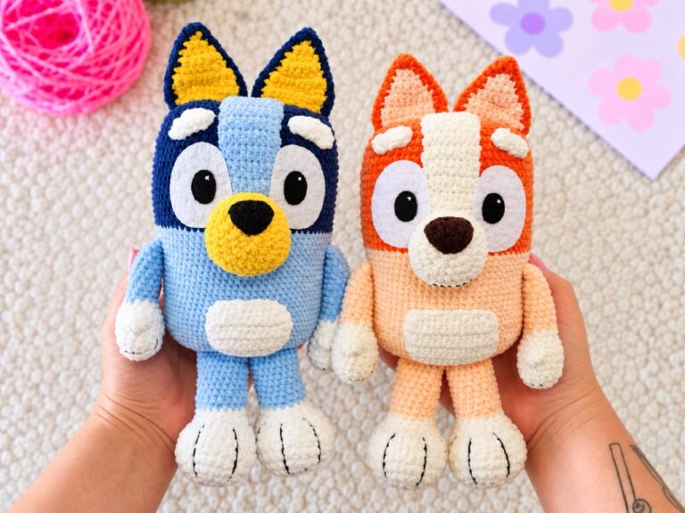 Crochet Pattern Bluey Bingo