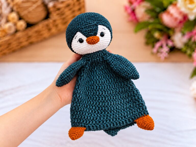 Penguin Blanket Crochet Pattern