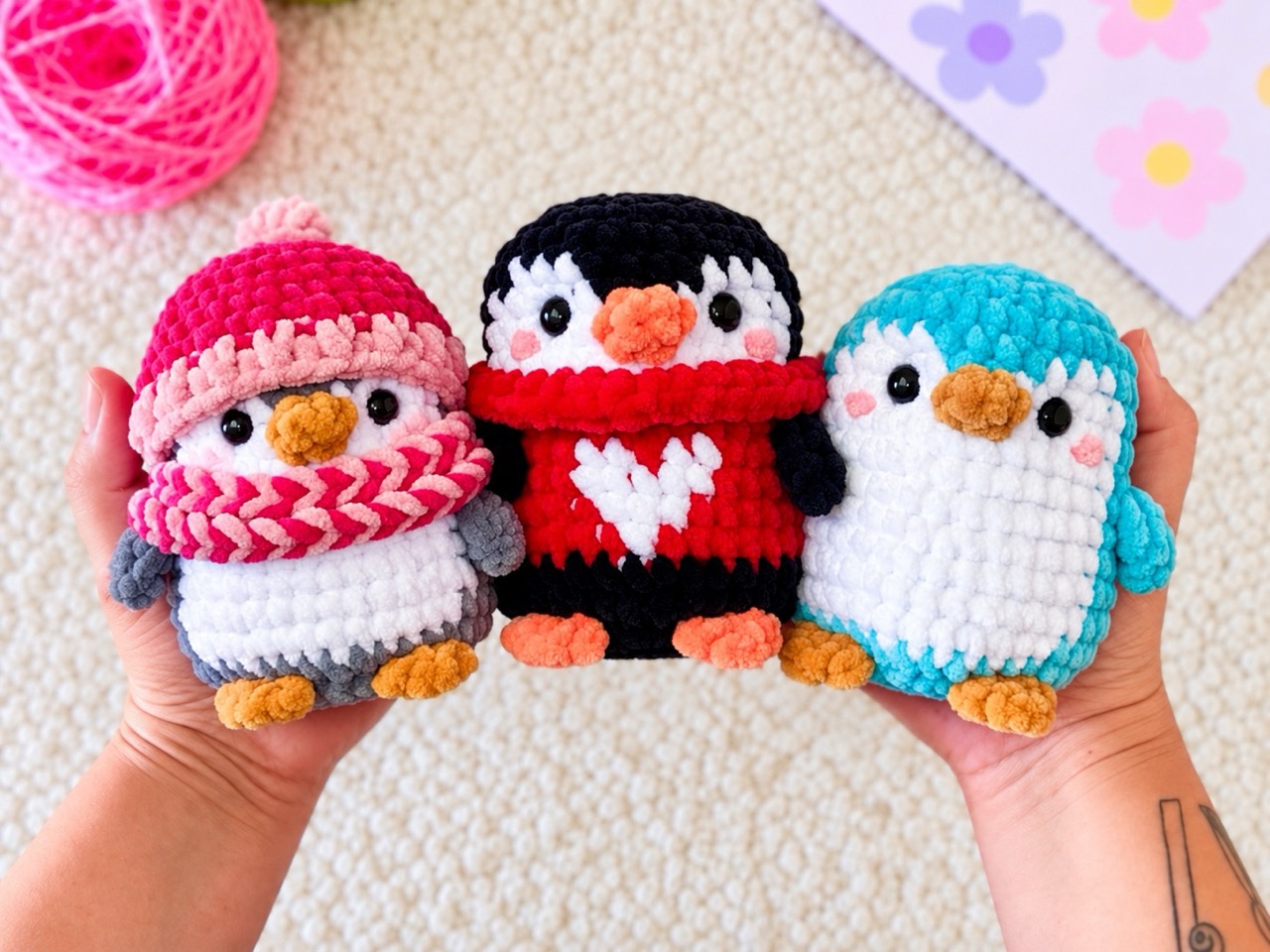 Free Crochet Mini Penguin Pattern
