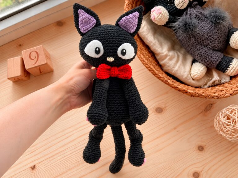 Crochet Pattern Black Cat