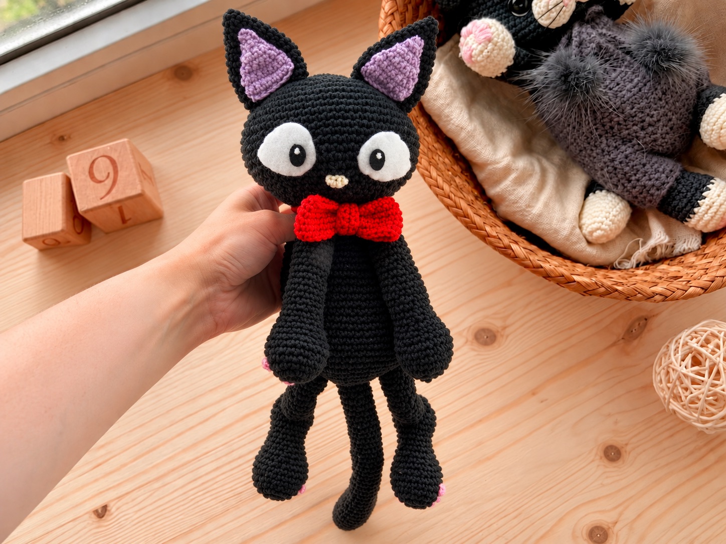 Crochet Pattern Black Cat