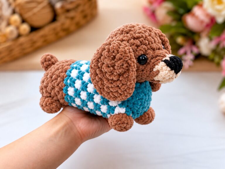 Dachshund Puppies Crochet Pattern